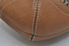 Authentic COACH Signature Hand Bag Purse Canvas Leather J042 Brown 0793K