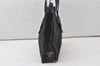 Authentic PRADA Nylon Tessuto Leather Shoulder Tote Bag Black 0795J