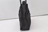 Authentic PRADA Nylon Tessuto Leather Shoulder Tote Bag Black 0795J