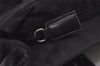 Authentic PRADA Nylon Tessuto Leather Shoulder Tote Bag Black 0795J