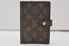 Authentic Louis Vuitton Monogram Agenda PM Notebook Cover R20005 LV 0797J