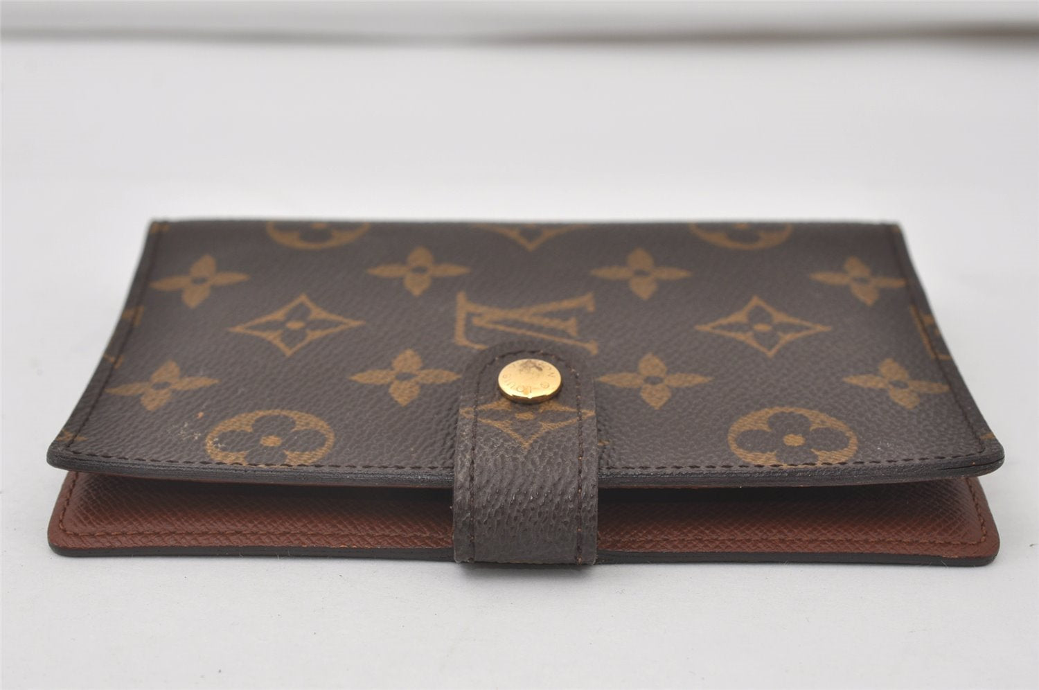 Authentic Louis Vuitton Monogram Agenda PM Notebook Cover R20005 LV 0797J