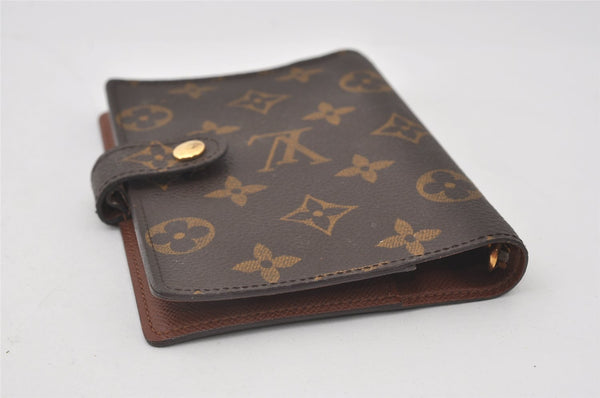 Authentic Louis Vuitton Monogram Agenda PM Notebook Cover R20005 LV 0797J