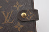 Authentic Louis Vuitton Monogram Agenda PM Notebook Cover R20005 LV 0797J