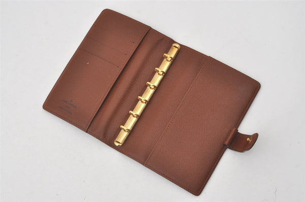 Authentic Louis Vuitton Monogram Agenda PM Notebook Cover R20005 LV 0797J