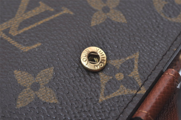 Authentic Louis Vuitton Monogram Agenda PM Notebook Cover R20005 LV 0797J