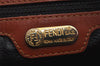 Authentic FENDI Zucca 2Way Shoulder Clutch Bag PVC Leather Brown Junk 0800J