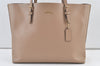 Authentic COACH Vintage Shoulder Hand Bag Leather 1671 Beige 0800K