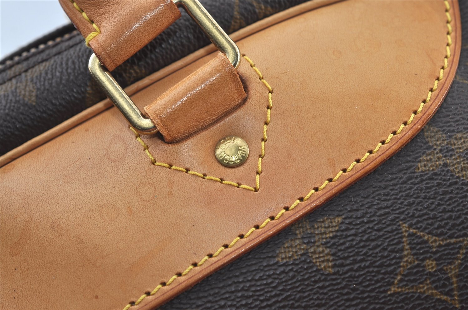 Authentic Louis Vuitton Monogram Evasion PM Boston Travel Bag M41443 LV 0801J