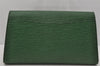 Authentic Louis Vuitton Epi Arts Deco Clutch Bag Green M52644 LV 0805J