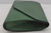 Authentic Louis Vuitton Epi Arts Deco Clutch Bag Green M52644 LV 0805J