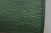 Authentic Louis Vuitton Epi Arts Deco Clutch Bag Green M52644 LV 0805J