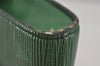 Authentic Louis Vuitton Epi Arts Deco Clutch Bag Green M52644 LV 0805J