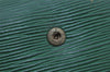 Authentic Louis Vuitton Epi Arts Deco Clutch Bag Green M52644 LV 0805J