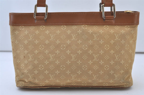 Authentic Louis Vuitton Monogram Mini Lucille PM Hand Bag Beige M92684 LV 0806J