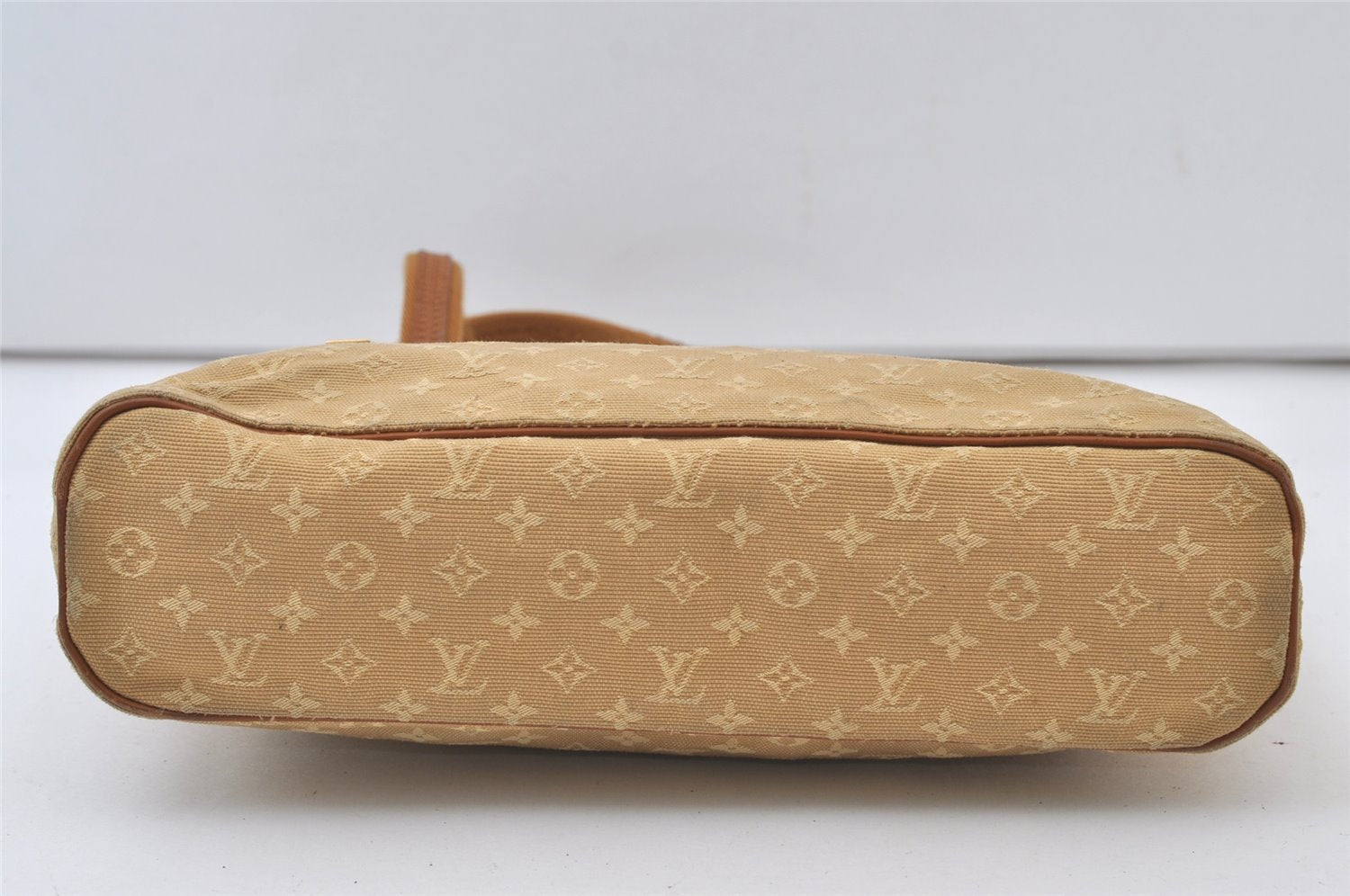 Authentic Louis Vuitton Monogram Mini Lucille PM Hand Bag Beige M92684 LV 0806J