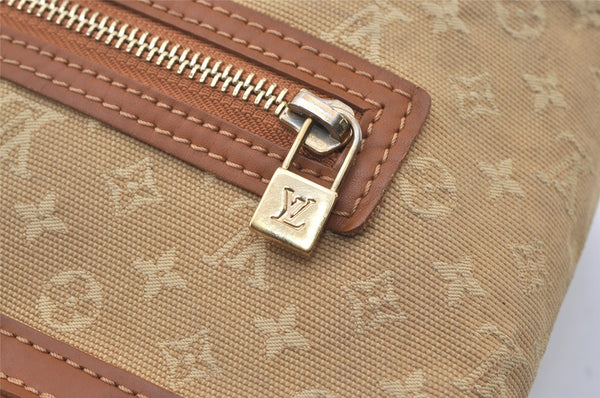 Authentic Louis Vuitton Monogram Mini Lucille PM Hand Bag Beige M92684 LV 0806J