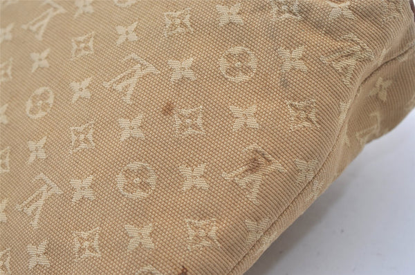 Authentic Louis Vuitton Monogram Mini Lucille PM Hand Bag Beige M92684 LV 0806J