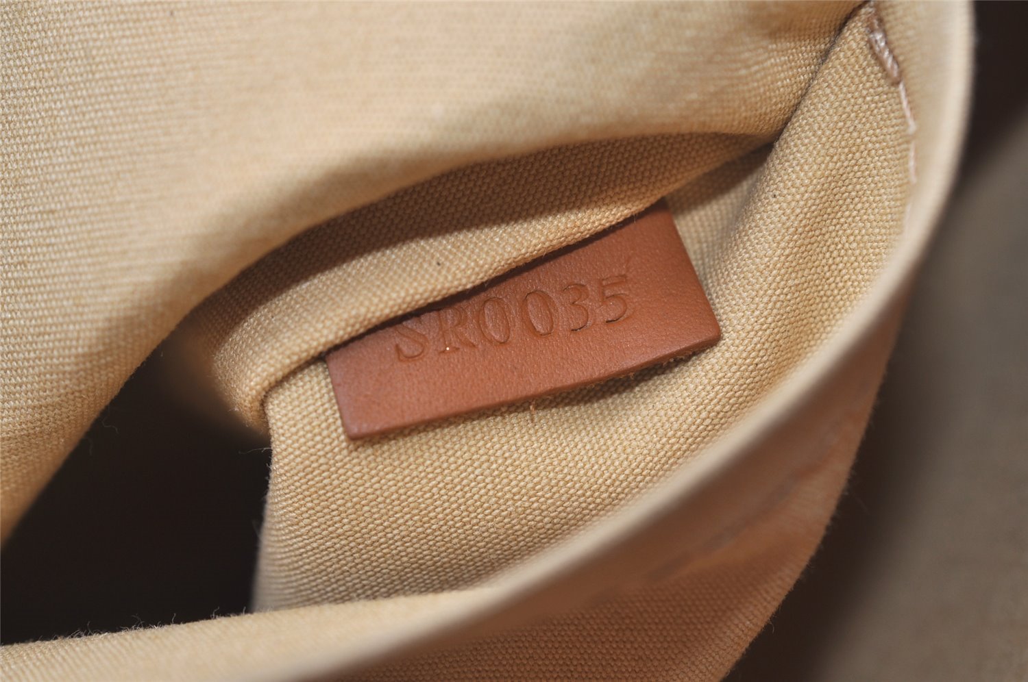 Authentic Louis Vuitton Monogram Mini Lucille PM Hand Bag Beige M92684 LV 0806J