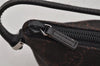 Authentic GUCCI Hand Bag Pouch Purse GG Canvas Leather 07198 Brown 0809J