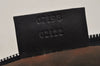 Authentic GUCCI Hand Bag Pouch Purse GG Canvas Leather 07198 Brown 0809J