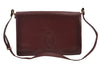 Authentic Cartier Must de Cartier Leather Shoulder Cross Bag Bordeaux Red 0809K