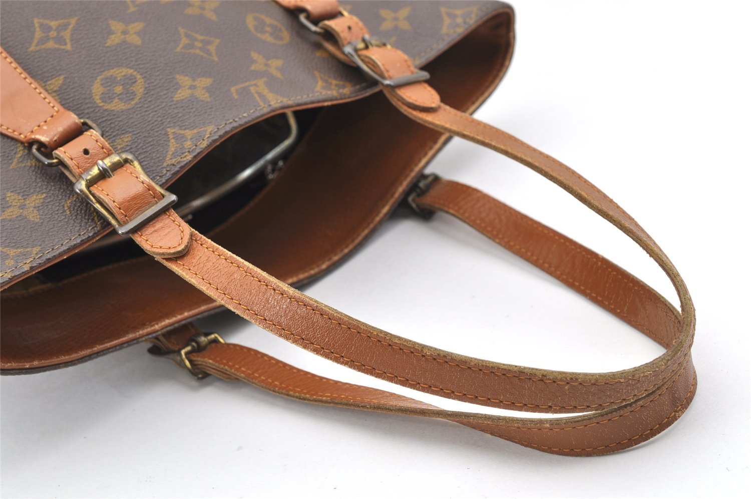 Authentic Louis Vuitton Monogram Bucket GM Shoulder Bag T42236 USA Model 0810J