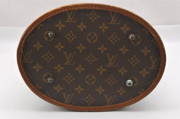 Authentic Louis Vuitton Monogram Bucket GM Shoulder Bag T42236 USA Model 0810J