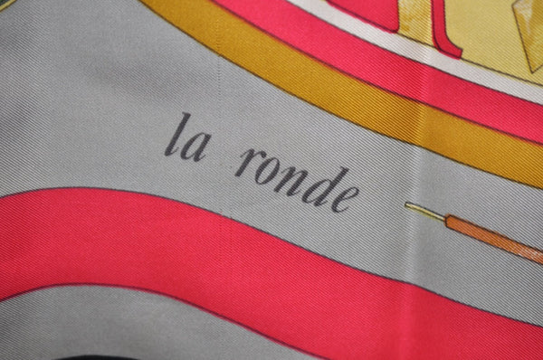 Authentic HERMES Carre 90 Scarf "parmi les fleurs" Silk Black 0811J