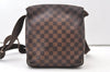 Authentic Louis Vuitton Damier Brooklyn PM Shoulder Cross Bag N51210 LV 0814J