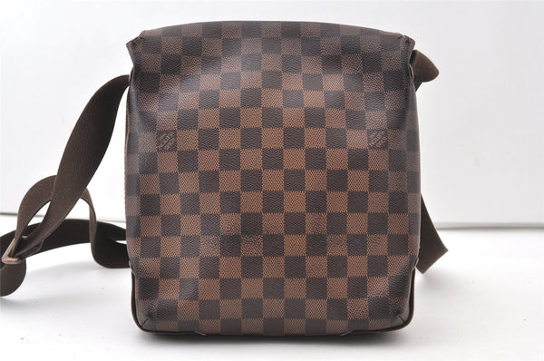 Authentic Louis Vuitton Damier Brooklyn PM Shoulder Cross Bag N51210 LV 0814J