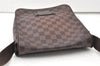 Authentic Louis Vuitton Damier Brooklyn PM Shoulder Cross Bag N51210 LV 0814J