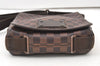 Authentic Louis Vuitton Damier Brooklyn PM Shoulder Cross Bag N51210 LV 0814J