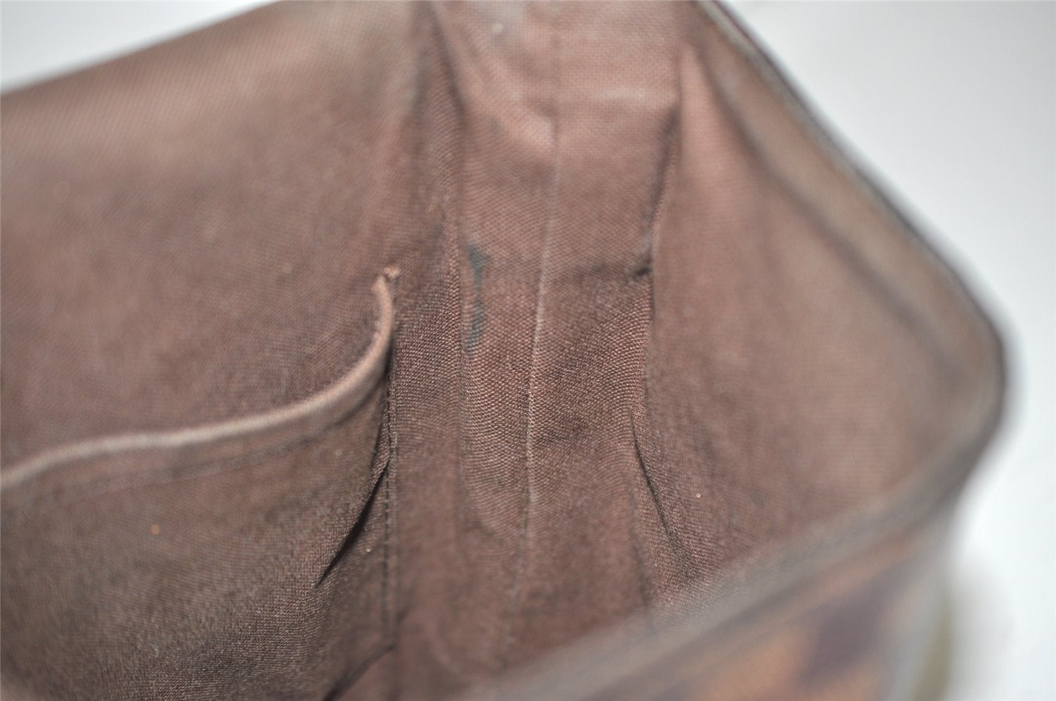 Authentic Louis Vuitton Damier Brooklyn PM Shoulder Cross Bag N51210 LV 0814J