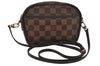 Authentic Louis Vuitton Damier Pochette Ipanema N51296 Shoulder Cross Bag 0815J