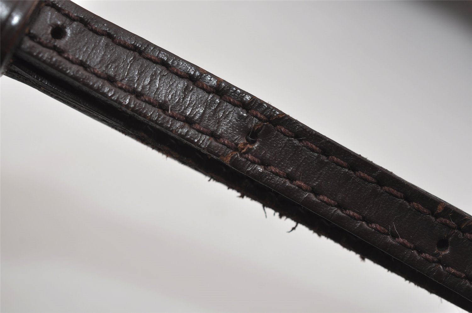 Authentic Louis Vuitton Damier Pochette Ipanema N51296 Shoulder Cross Bag 0815J