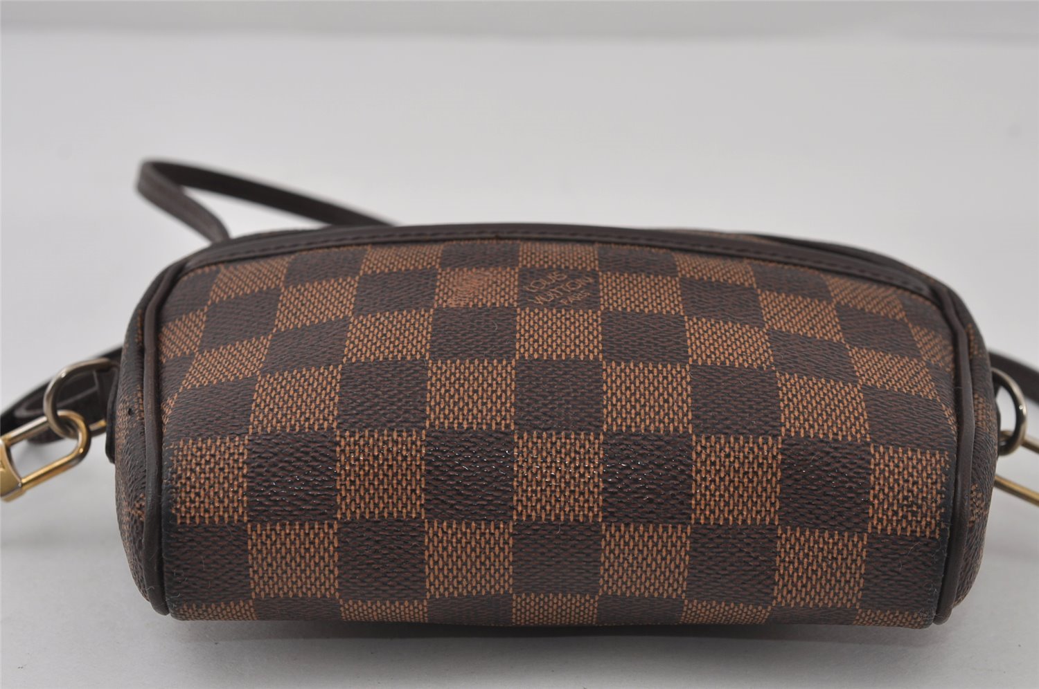 Authentic Louis Vuitton Damier Pochette Ipanema N51296 Shoulder Cross Bag 0815J