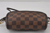 Authentic Louis Vuitton Damier Pochette Ipanema N51296 Shoulder Cross Bag 0815J
