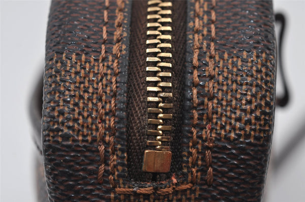 Authentic Louis Vuitton Damier Pochette Ipanema N51296 Shoulder Cross Bag 0815J