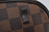 Authentic Louis Vuitton Damier Pochette Ipanema N51296 Shoulder Cross Bag 0815J
