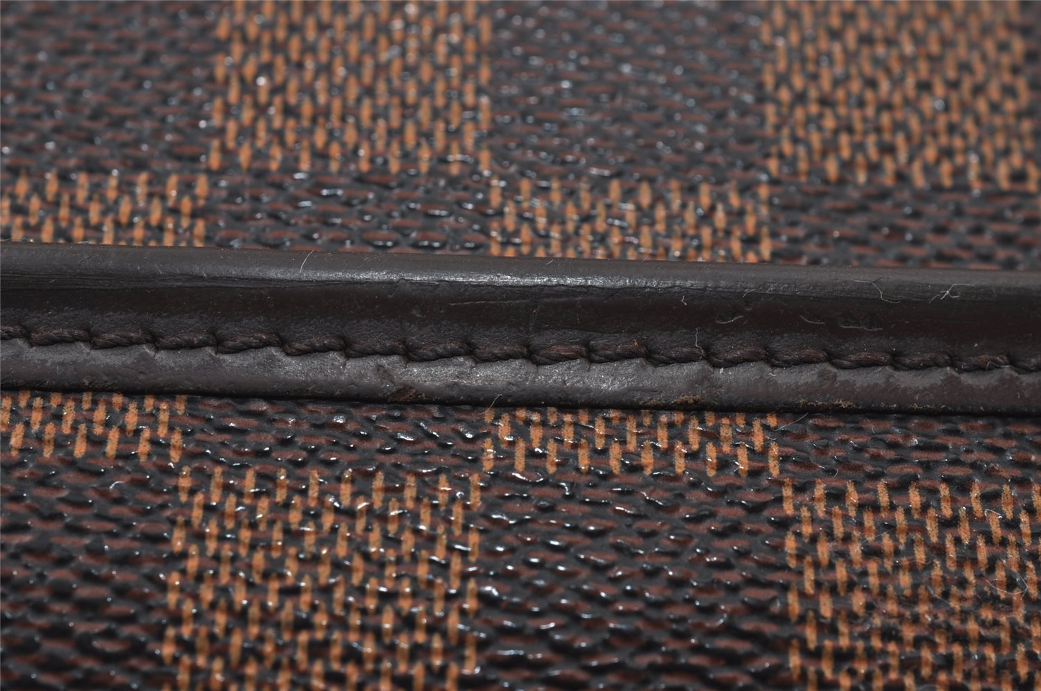 Authentic Louis Vuitton Damier Pochette Ipanema N51296 Shoulder Cross Bag 0815J