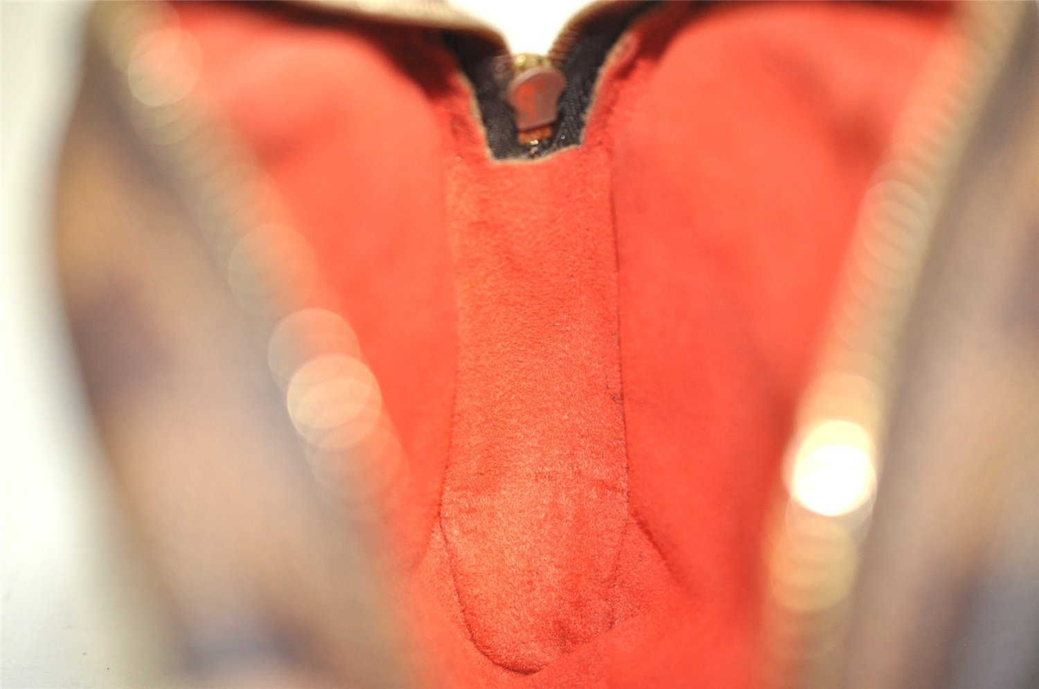 Authentic Louis Vuitton Damier Pochette Ipanema N51296 Shoulder Cross Bag 0815J