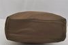Authentic PRADA Vintage Nylon Tessuto Tote Hand Bag Khaki 0816J