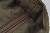 Authentic PRADA Vintage Nylon Tessuto Tote Hand Bag Khaki 0816J