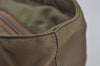 Authentic PRADA Vintage Nylon Tessuto Tote Hand Bag Khaki 0816J