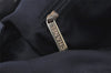 Authentic CHANEL New Travel Line Shoulder Tote Bag Nylon Leather Black 0818J