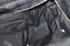 Authentic CHANEL New Travel Line Shoulder Tote Bag Nylon Leather Black 0818J