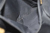 Authentic CHANEL New Travel Line Shoulder Tote Bag Nylon Leather Black 0818J