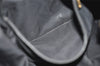 Authentic CHANEL New Travel Line Shoulder Tote Bag Nylon Leather Black 0818J