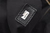 Authentic CHANEL New Travel Line Shoulder Tote Bag Nylon Leather Black 0818J